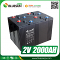 2V 2000AH 3중 충전식 배터리 및 충전기