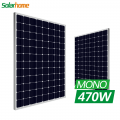 Bluesun 고효율 96셀 470와트 태양광 발전 에너지 시스템용 단일 태양 전지판