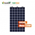 Bluesun 뜨거운 판매 모노 양면 태양 전지 패널 315W 320W 325W 330W 태양 전지 패널 가격
