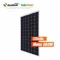 Bluesun 뜨거운 판매 모노 양면 태양 전지 패널 380W 390W 400W 태양 전지 패널 가격