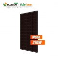 Bluesun 패널 태양열 단결정 전체 검정색 프레임 370Watt 370Wp 370W PV 모듈