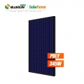 가정을 위한 Bluesun PV 단위 다결정 태양 전지판 345W 345Watt 345W 검정 태양 전지판