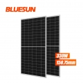Bluesun 태양광 생산 330W 330W 태양광 패널 Perc 반쪽 전지 330W 태양광 가격