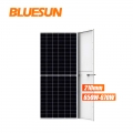 Bluesun 고성능 210mm 650W 660W 670Watt 태양 전지 패널 하프 셀 퍼크 태양 전지 패널