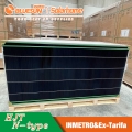 BLUESUN 조약돌 모노 585 와트 태양 전지 패널 태양 광 시스템 홈 설치
