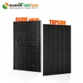 가정 상업적인 사용을 위한 440W 태양 전지판 Topcon 모든 검정