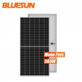 Bluesun MBB 하프 셀 단결정 560watt 태양 전지 패널 560w 550w 555w 하프 컷 태양 전지 패널
