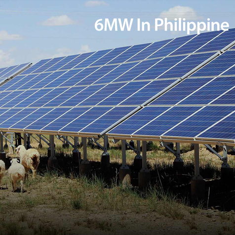 필리핀 6MW 태양 광 발전소
