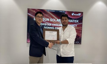 BLUESUN SOLAR & 우즈베키스탄 독점 대리점 서명식