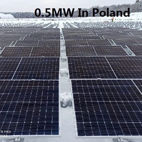  Bluesun 0.5mW 부동 폴란드의 태양 광 발전소