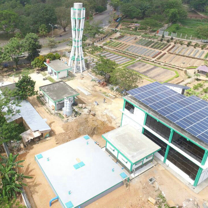 30kw 하이브리드 태양 광 시스템 상업적 용도로 인도네시아에