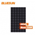 Bluesun 뜨거운 판매 모노 양면 태양 전지 패널 315W 320W 325W 330W 태양 전지 패널 가격