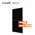 Bluesun 뜨거운 판매 하프 셀 태양 전지 패널 390W 퍼크 태양 전지 패널 144 셀 태양 전지 패널