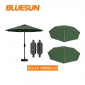 Bluesun 야외 Warmart Solar Powered Umbrella Cardless Parasol String Lights Beach Solar 등 Umbrella