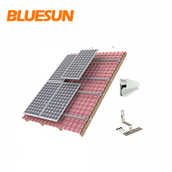 Flat Roof Ballasted Solar Panel Racking Structure For Pv Panels