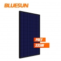 Bluesun 다결정 실리콘 335Watt 전체 검정 폴리 태양 전지판 335W 335Wp 72 셀 태양 전지판