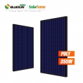 Bluesun 72 셀 블랙 프레임 태양 전지 패널 다결정 355W 355Watt 355Wp 36V 태양 광 PV 모듈