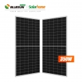 Bluesun Solar Mono Perc 120Cell 350W 저렴한 하프 컷 158.75mm 350Watt 태양광 패널