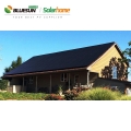 Bluesun 지붕 지붕널 태양 전지판 170W에 의하여 주문을 받아서 만들어지는 태양 전지 단청 모든 까만 태양 전지판