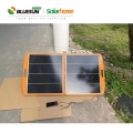 PMW 관제사를 가진 태양 전지판을 접히는 Bluesun 옥외 태양 장비 충전기 변환장치