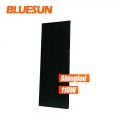 Bluesun 슁글 하프셀 100W 110W 올 블랙 솔라 패널 블랙 110Watt 단결정 실리콘 솔라 패널