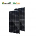 사전 판매! bluesun EU, 54셀 블랙 프레임 425와트 태양 전지판 182mm 태양 전지 태양 전지 패널 425W PV 모듈 재고
