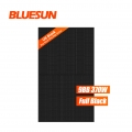 Bluesun 미국 UL 인증 검정 PV 패널 370Watt 단결정 태양 전지 패널 하프 셀 370Wp PV 모듈
    