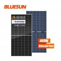 Bluesun UL 인증서 양면 태양 전지 패널 BSM460M-72HBD MBB 기술 460W 이중 유리 태양 전지 패널 미국 재고 있음
