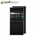 블루선 TOPCON 양면 태양광 600W 패널 하프 셀 600w 태양광 PV 모듈
    