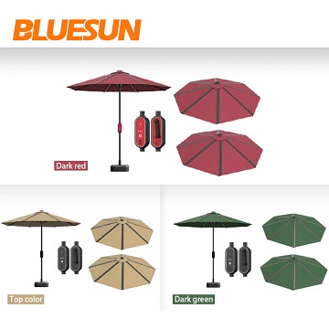 태양 빛 LED 파티오 우산, 당신 사랑할 것입니다 이 여름