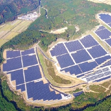 일본 Bluesun Solar 설치 용량