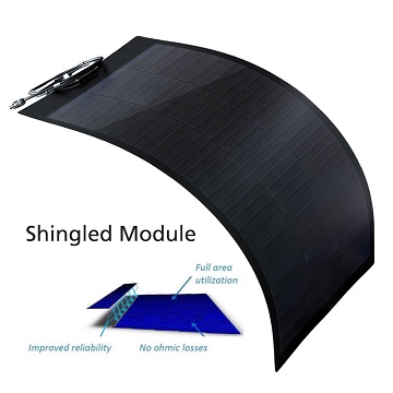 고효율 모노 소형 태양광 패널---Shingled&Semi-flexible 태양광 패널