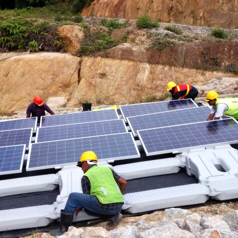 말레이시아에서 270Kw 부동 태양광 발전소