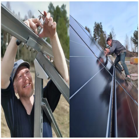 스웨덴 그리드 태양광 시스템의 블루선 15kw