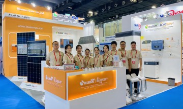 Solar PV World Expo 2023(PV 광저우)의 블루선 팀