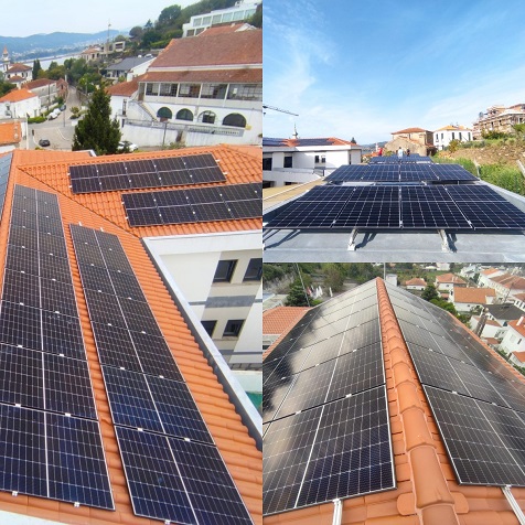 포르투갈의 그리드 태양광 시스템에 대한 bluesun 60kw
    