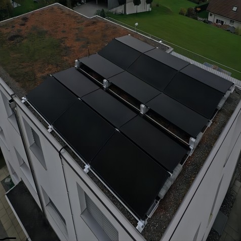 스위스 Bluesun 6.6kW 태양광 시스템
