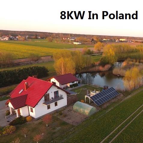 블루선 8KW 태양열 시스템 폴란드