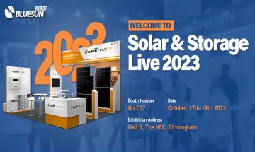 Solar & Storage Live 2023의 Bluesun 팀