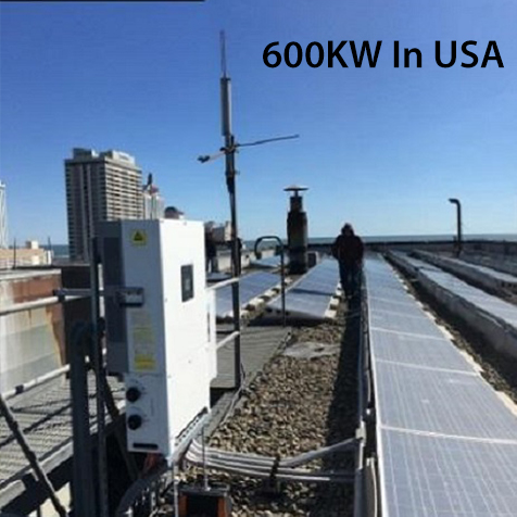 미국의 600kw 지상 장착형 태양 광 발전 시스템